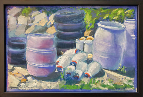 Barrels at Maine Harbor