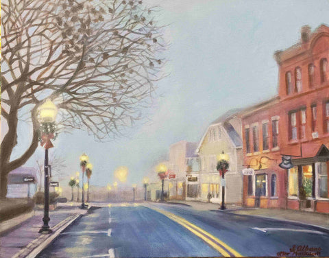 Hudson in Fog