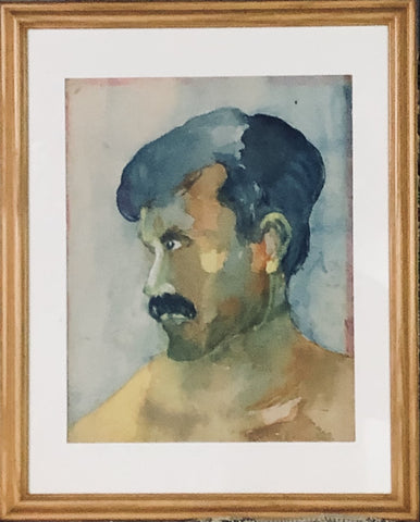 Man with a moustache