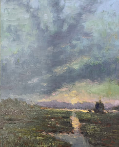 Sunset over the marsh II