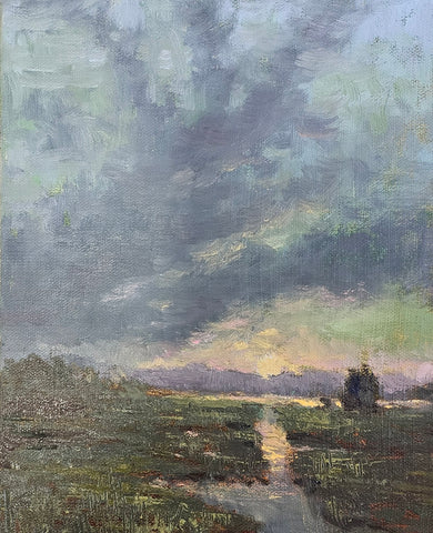 Sunset over the marsh II