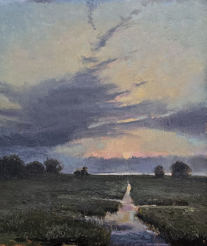 Sunset over the marsh I
