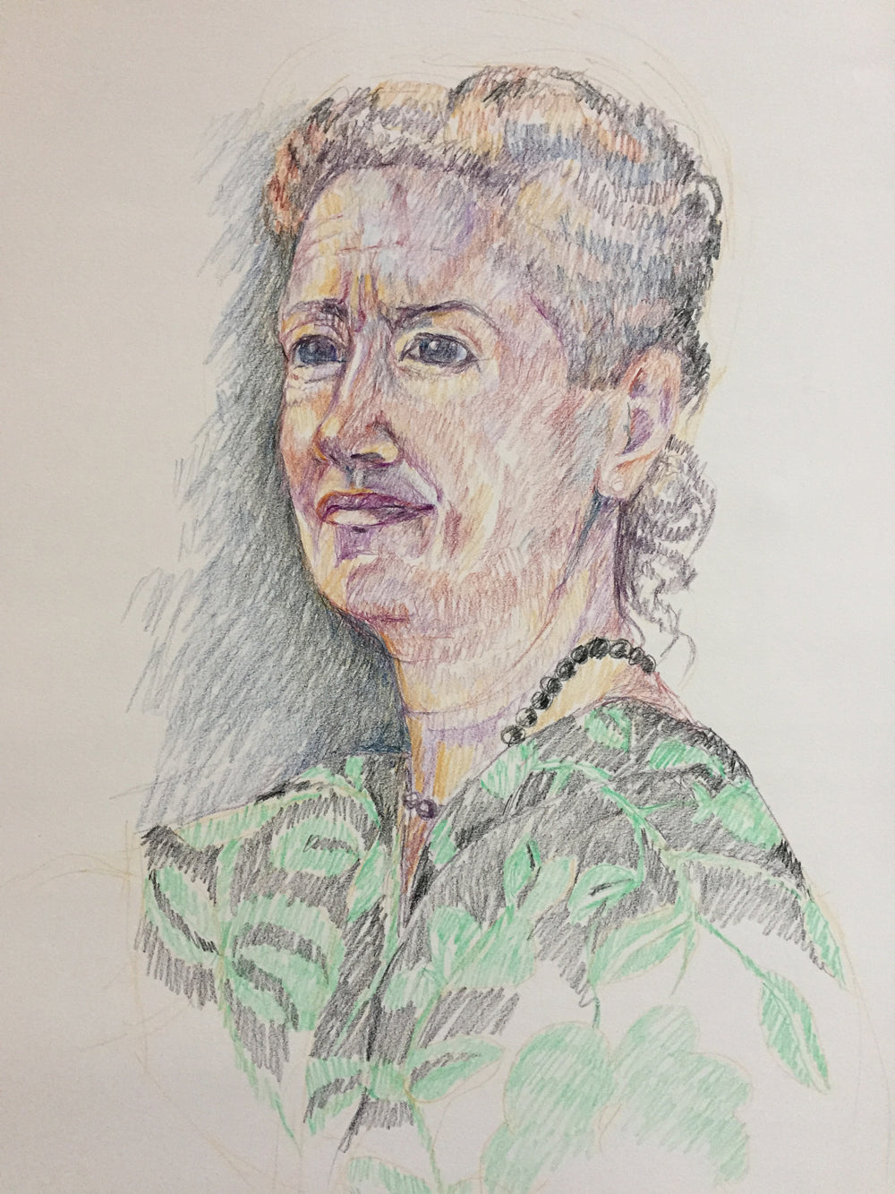 Colored Pencil Portrait (sample 2)