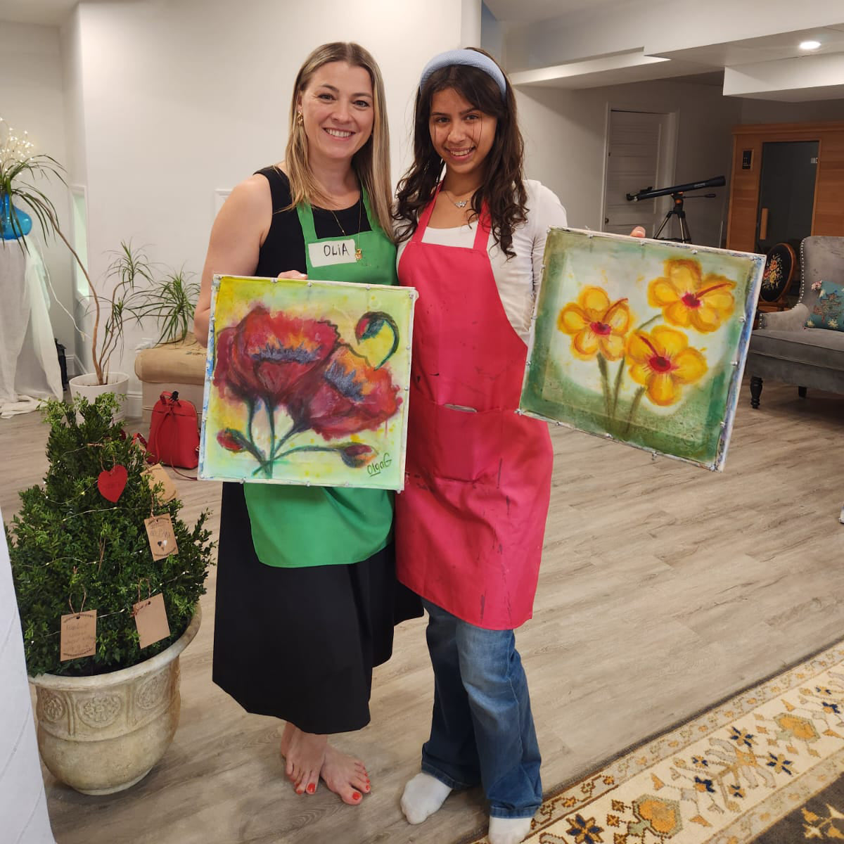 Magic Colors & Flowers: Silk painting Workshop with Lidia Mikhaylova